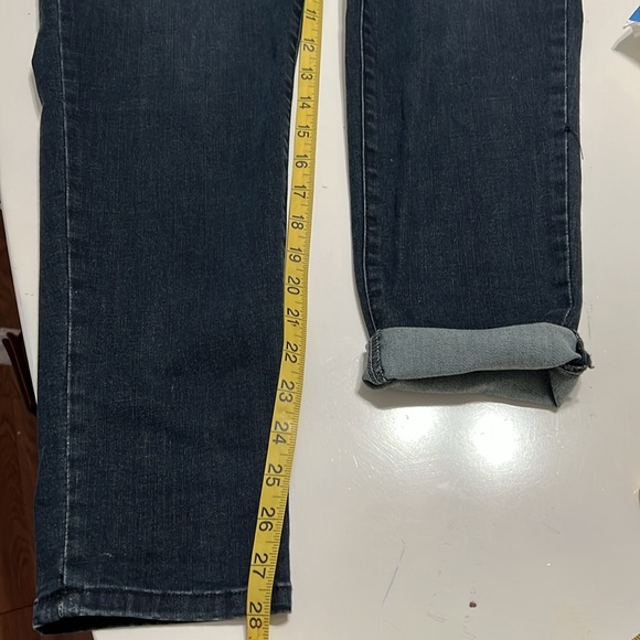 Democracy Ab Solution Ankle Skimmer Jeans Dark Blue Size 12 - Picture 9 of 9